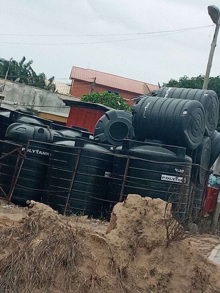 Capacitive equipment, tanks Polytank depot, Earth, photo