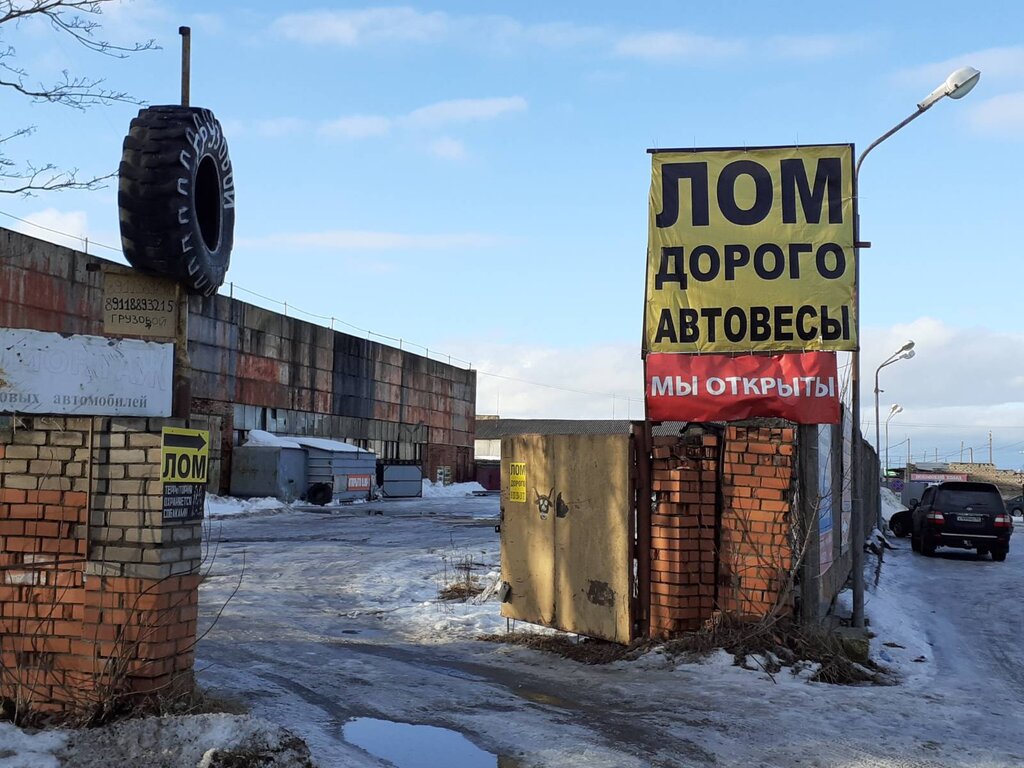 Reception of scrap metal Прием лома, Pskov Oblast, photo