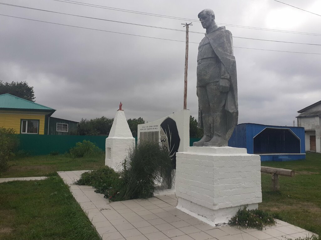 نصب تذكاري للحرب، مقبرة جماعية Павшим воинам Великой Отечественной войны 1941-1945 гг. ، مقاطعة تيومين، صورة