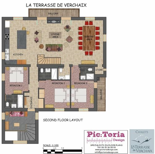 Гостиница Chalet Mia - La Terrasse de Verchaix