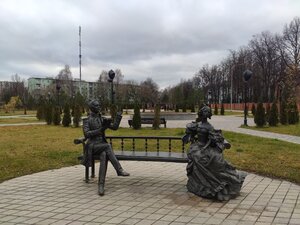 Лермонтову и его возлюбленной (Moscow Region, Losino-Petrovsky, Nikolskiy park), monument, memorial