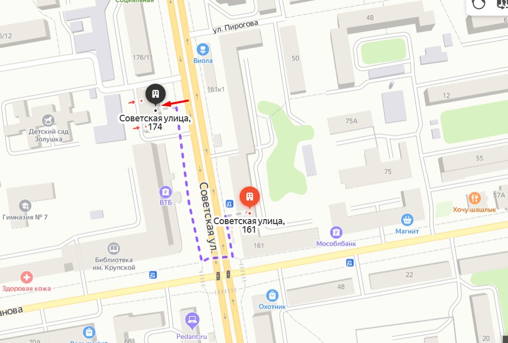 Рылеева 46 тамбов карта