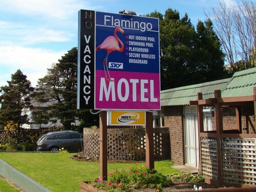 Гостиница Flamingo Motel в Нью-Плимуте