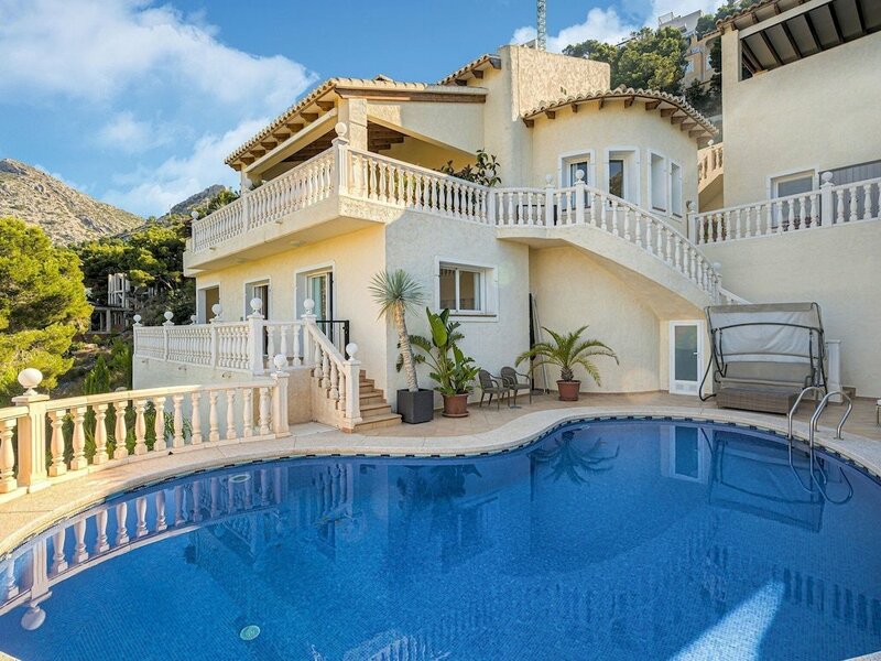 Гостиница Villa With Exceptional Panoramic Views Private Pool In Altea Hills