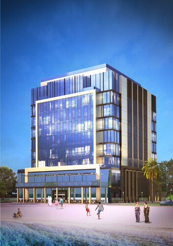 Внешний вид отеля voco Dubai The Palm в Пальме Джумейре, фото 1