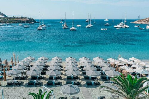 Внешний вид отеля Mykonos Ammos Hotel в Орносе, фото 2