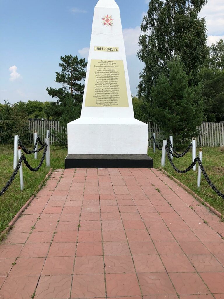 Monument, memorial Обелиск памяти воинов-односельчан, погибших в годы Великой Отечественной войны, Kemerovo Oblast, photo