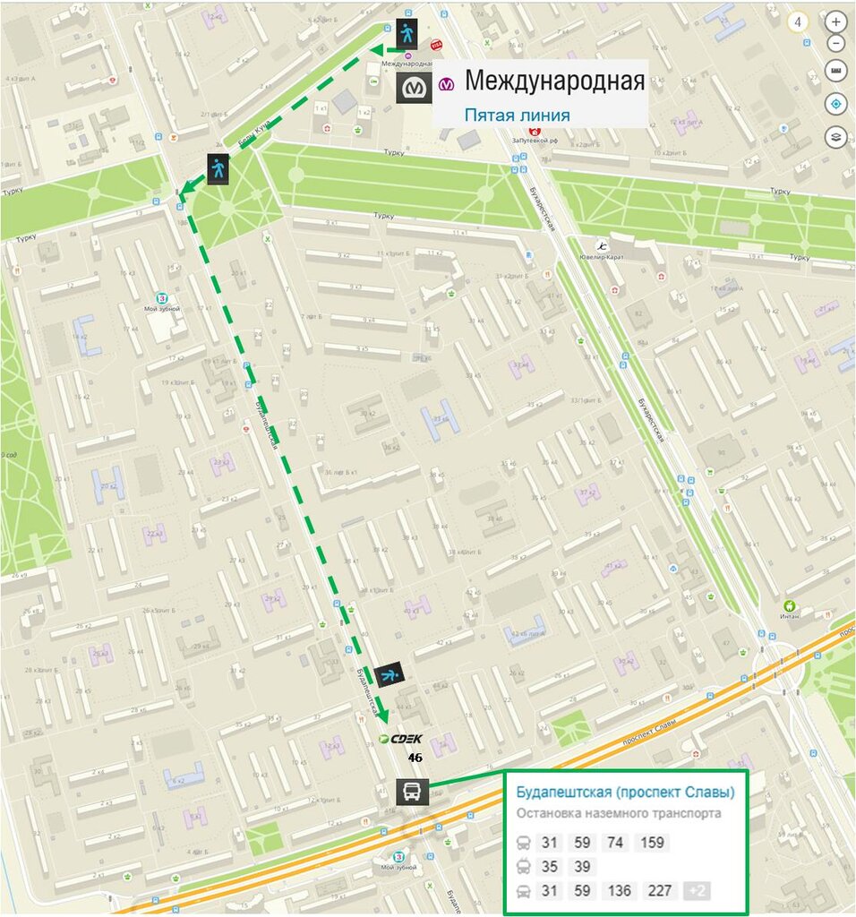 Сдэк на будапештской 94 41 карта спб