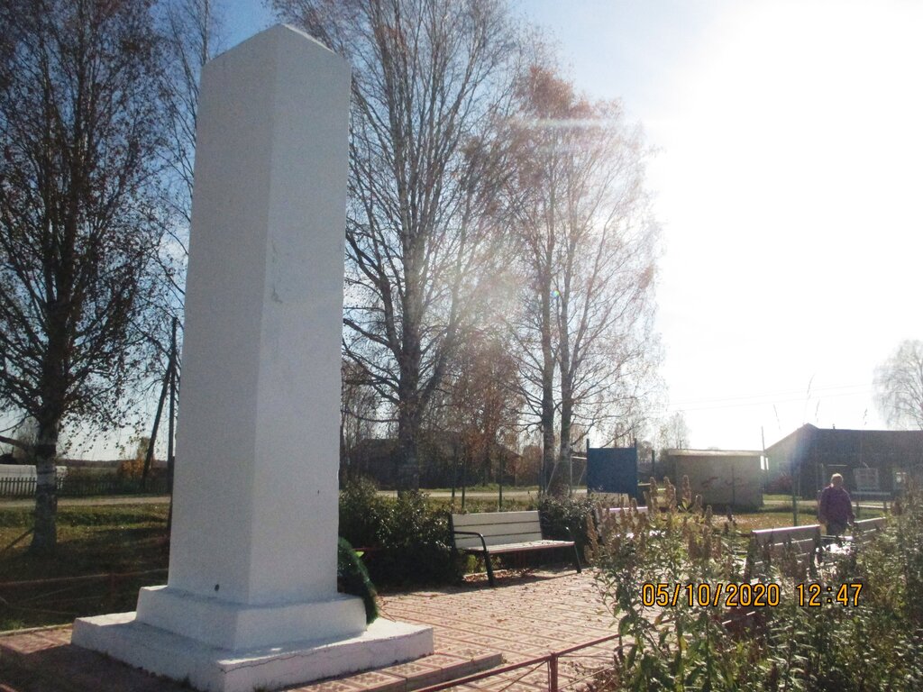 Monument, memorial Стела Памяти земляков, погибших на фронтах Великой Отечественной войны, Komi Republic, photo