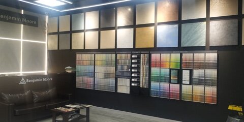 Paintwork materials Benjamin Moore, Moscow, photo