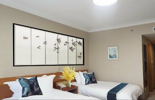 Внешний вид отеля GreenTree Inn Shanghai Hongqiao Airport Hotel в Чаннине, фото 4