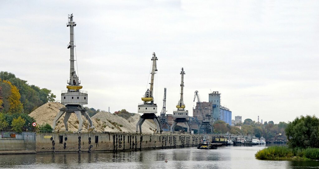 Пароходство, порт Речной порт Гомель, Гомель, фото