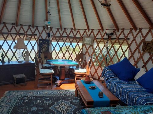 Жильё посуточно 1-bed Yurt in Megali Mantinia With Sea Views!