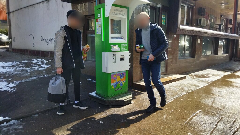 Payment terminal Qiwi, Almaty, photo