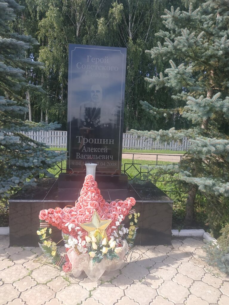 Monumento, memorial Герой Советского Союза Алексей Васильевич Трошин, , foto