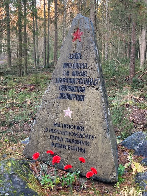 Monument, memorial Памятный знак защитникам Лужского рубежа, Saint‑Petersburg and Leningrad Oblast, photo