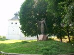 Город Новгород-Северский (Черниговская область, Новгород-Северский, улица Шевченко), въездной знак в Новгороде‑Северском