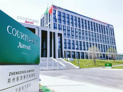 Внешний вид отеля Courtyard by Marriott Zhengzhou Airport в Чжэнчжоу, фото 5