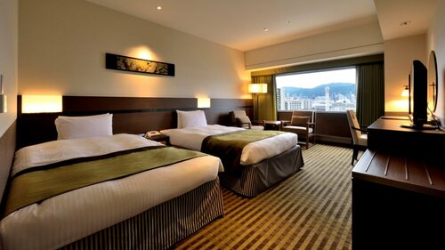 Внешний вид отеля Kobe Portopia Hotel в Кобе, фото 4