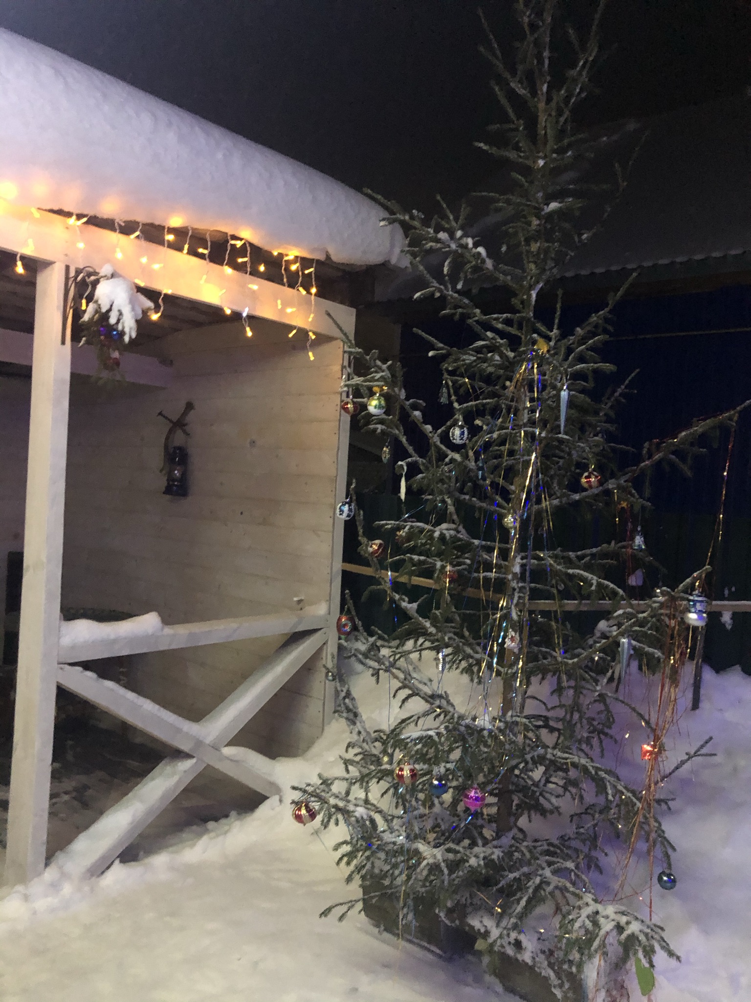 Фото Домик с печкой