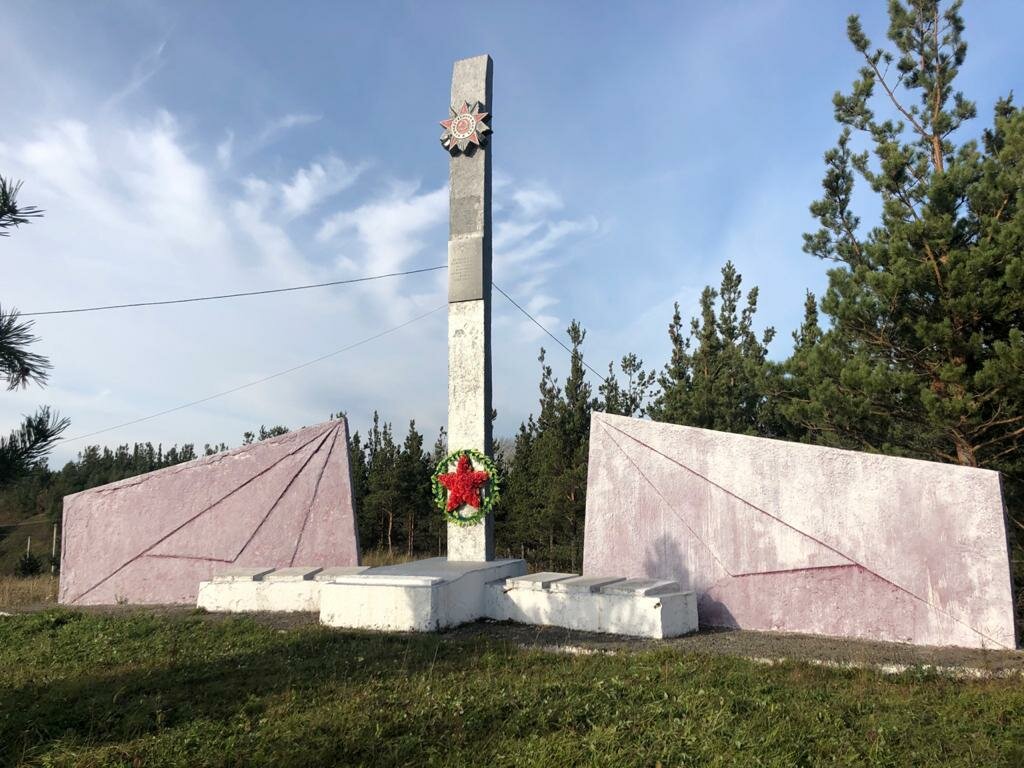 Monumento, memorial Жителям деревни Нейво-Алапаихи, не вернувшимся с войны, , foto