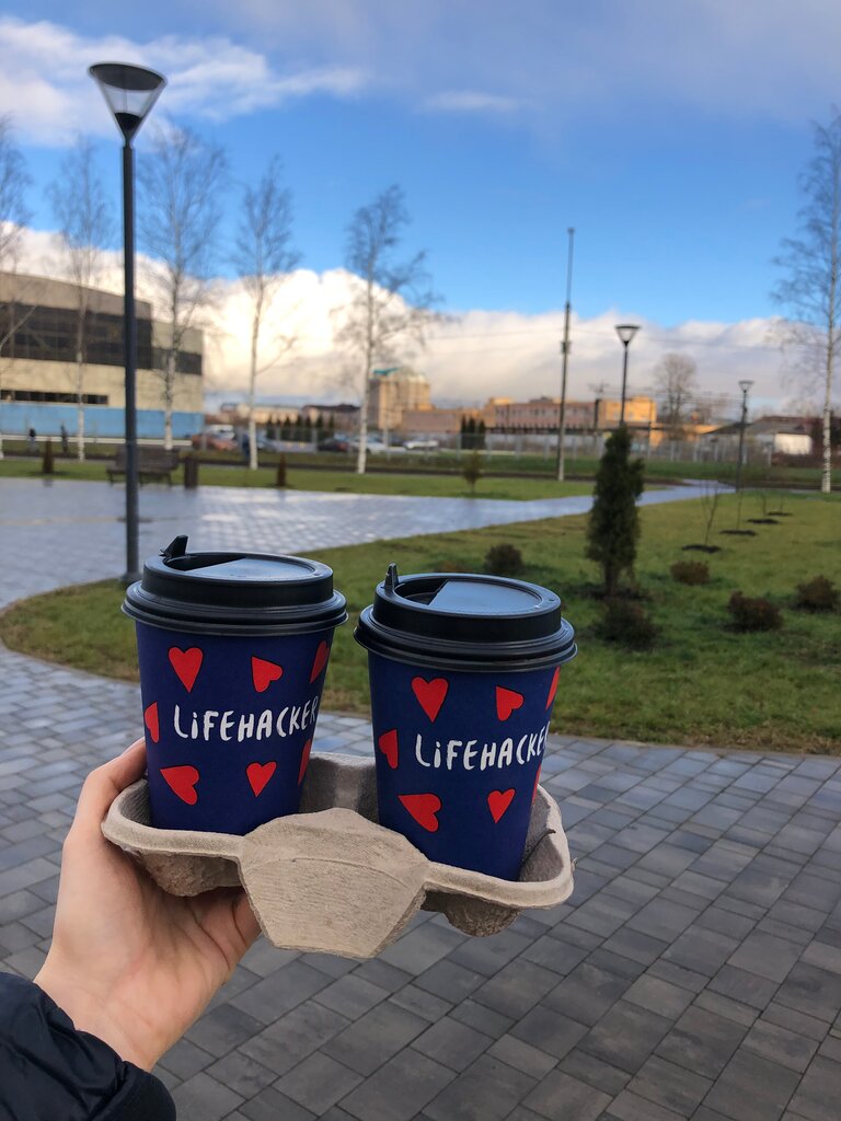 Coffee to go Lifehacker, Veliky Novgorod, photo