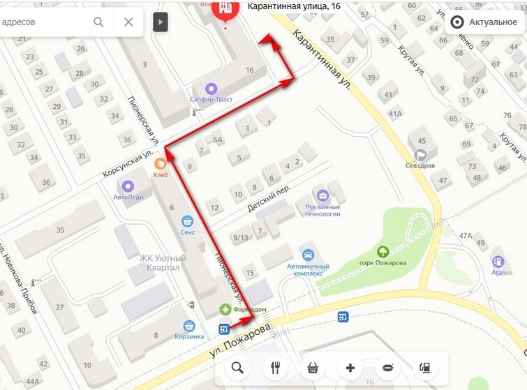 Школа 45 севастополь карта