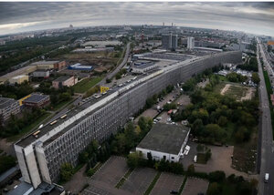 Laying Skyscraper (Varshavskoye Highway, 125с1), landmark, attraction
