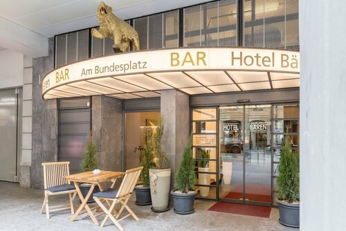 Внешний вид отеля Hotel Bären Am Bundesplatz в Берне, фото 3