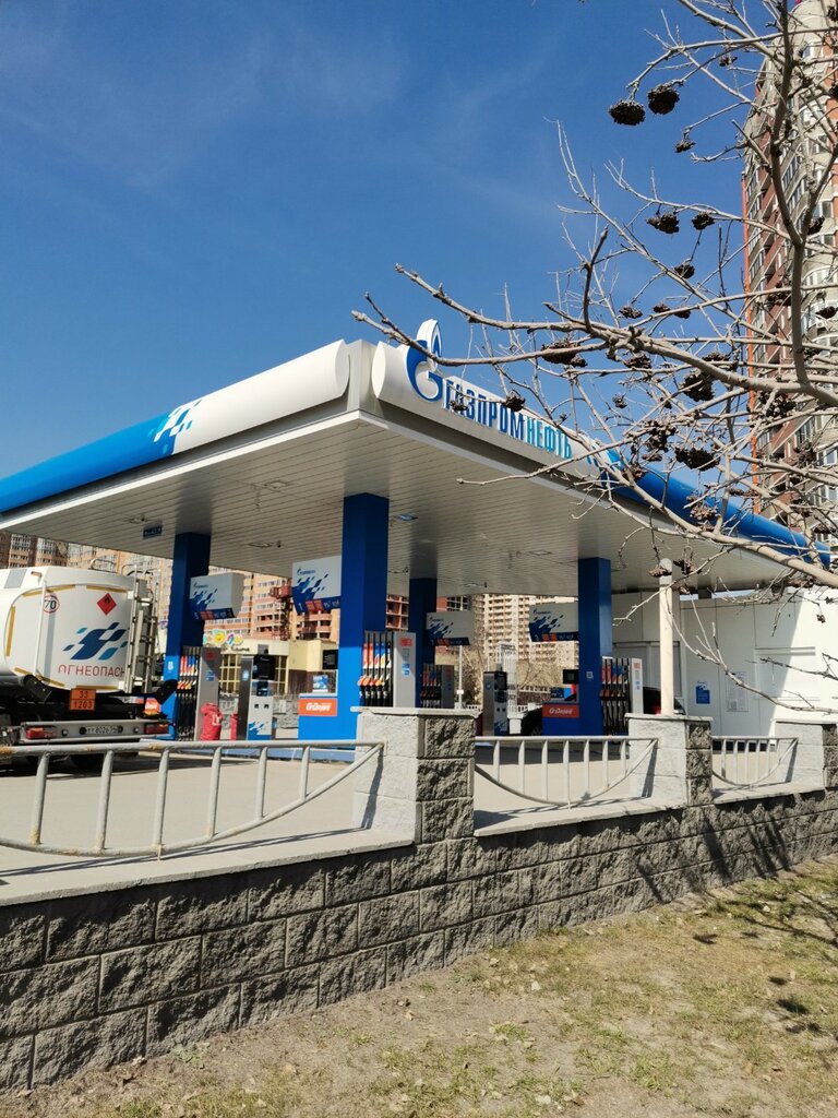 Gas station Gazpromneft, Novosibirsk, photo