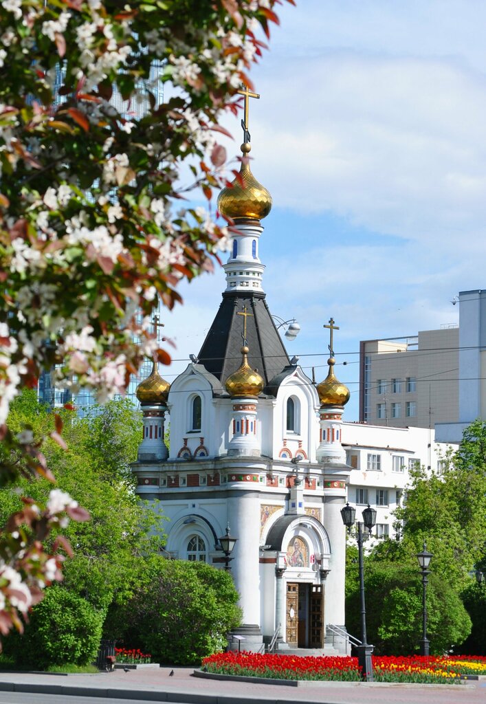 Chapel, memorial cross Chapel of the Holy Martyr Catherine, Yekaterinburg, photo