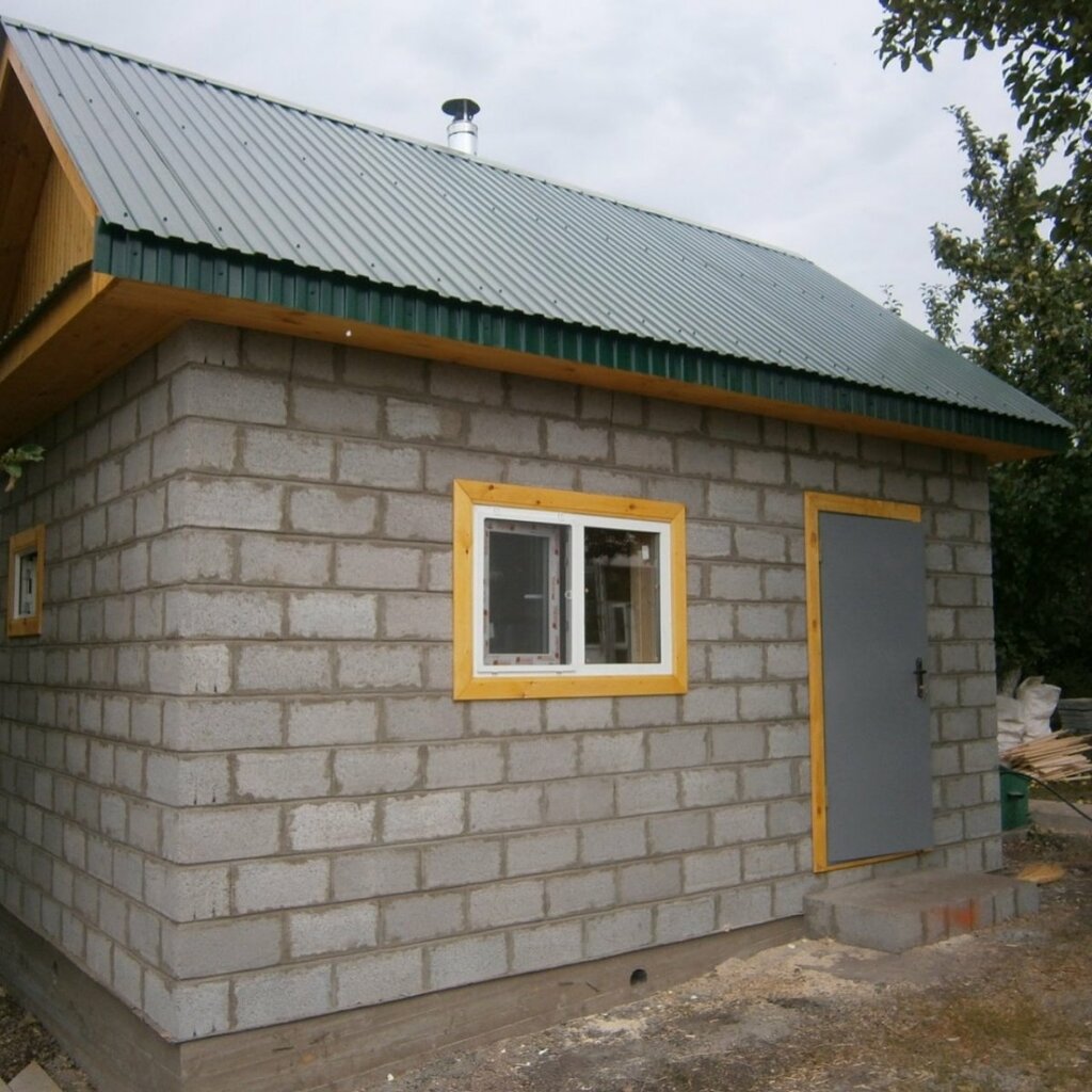 Дачный дом из сибита 6 на 8