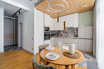 Green apartment ohta park (derevnya Mistolovo, Sportivny proyezd, 1), short-term housing rental