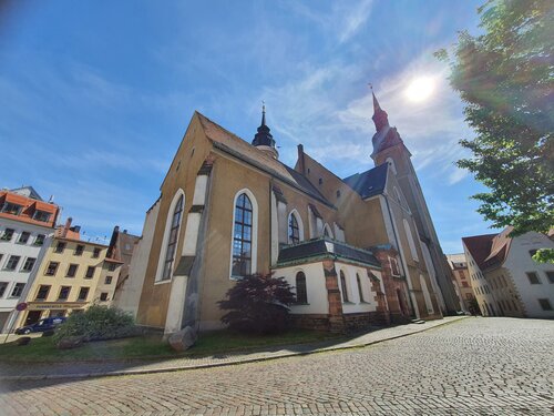Protestant church Petrikirche Freiberg, Freiberg, photo