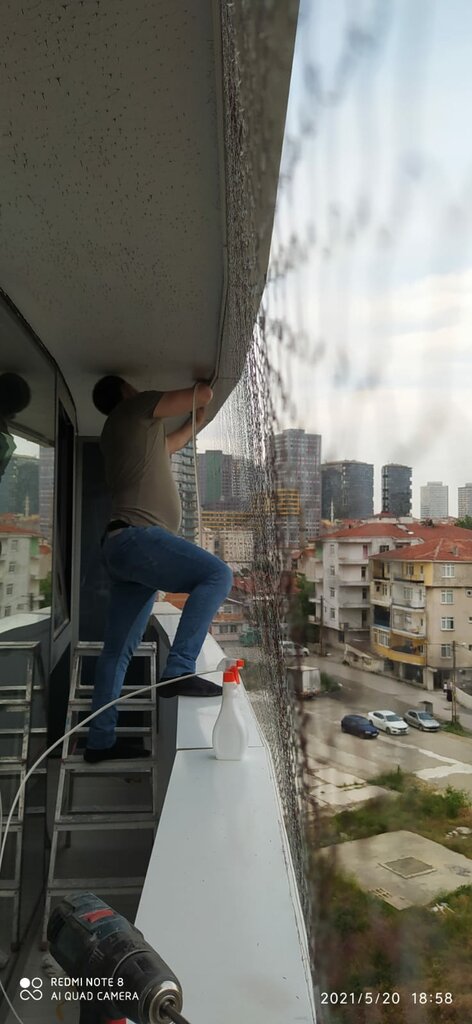 Mosquito nets Ali Cornice Installation Flyscreen Manufacturing, Istanbul, photo