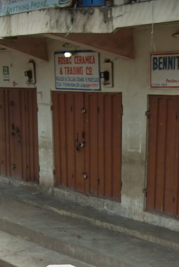 Ceramic tile Rosac and Ceramica & Trading company, Kumasi, photo