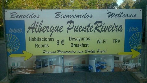 Гостиница Pensión-Albergue Puente Ribeira