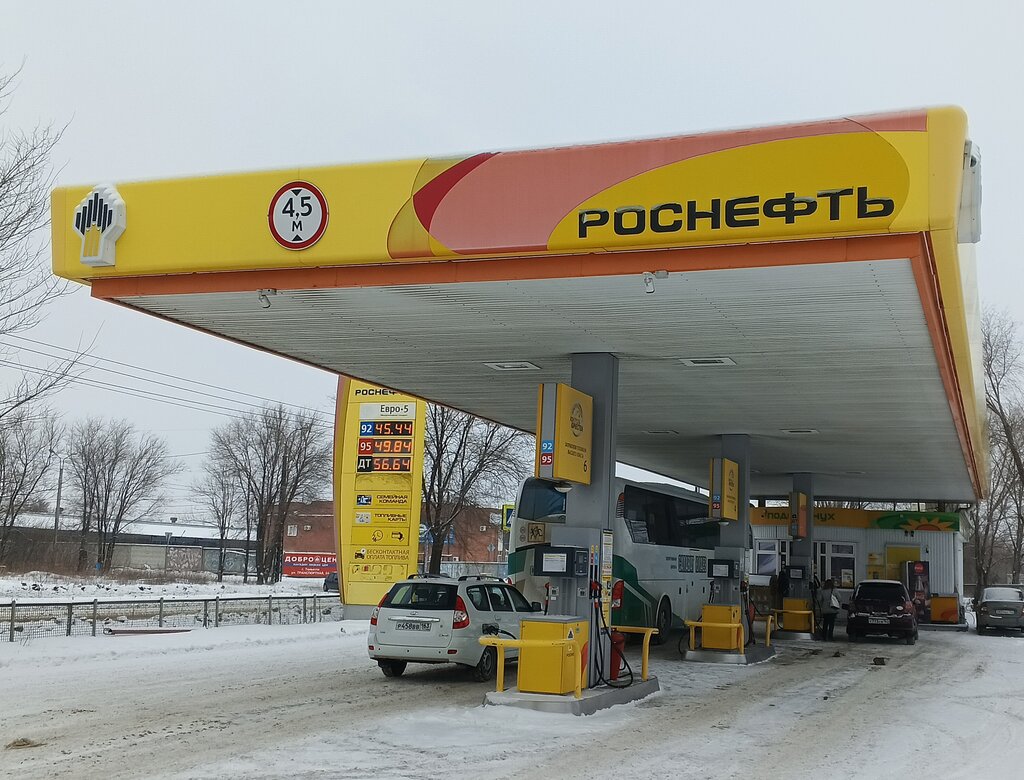 Benzin istasyonu Rosneft', Tolyatti (Togliatti), foto