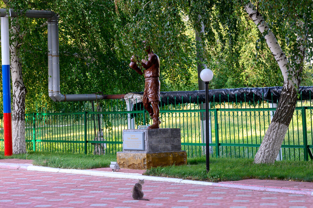 Monument, memorial Боксёру Олегу Элекпаевичу Саитову, Samara Oblast, photo