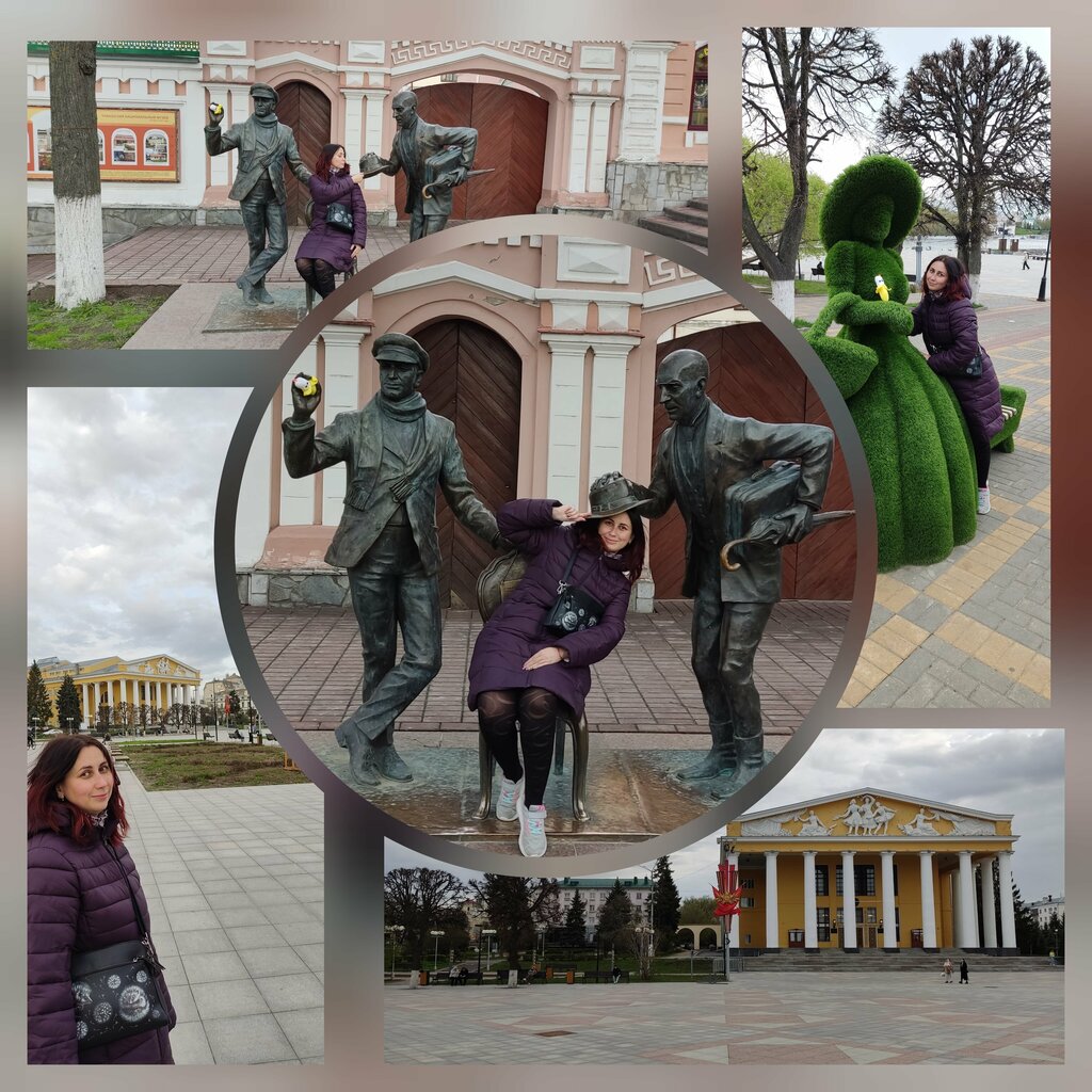 Жанровая скульптура Остап Бендер и Киса Воробьянинов, Чебоксары, фото