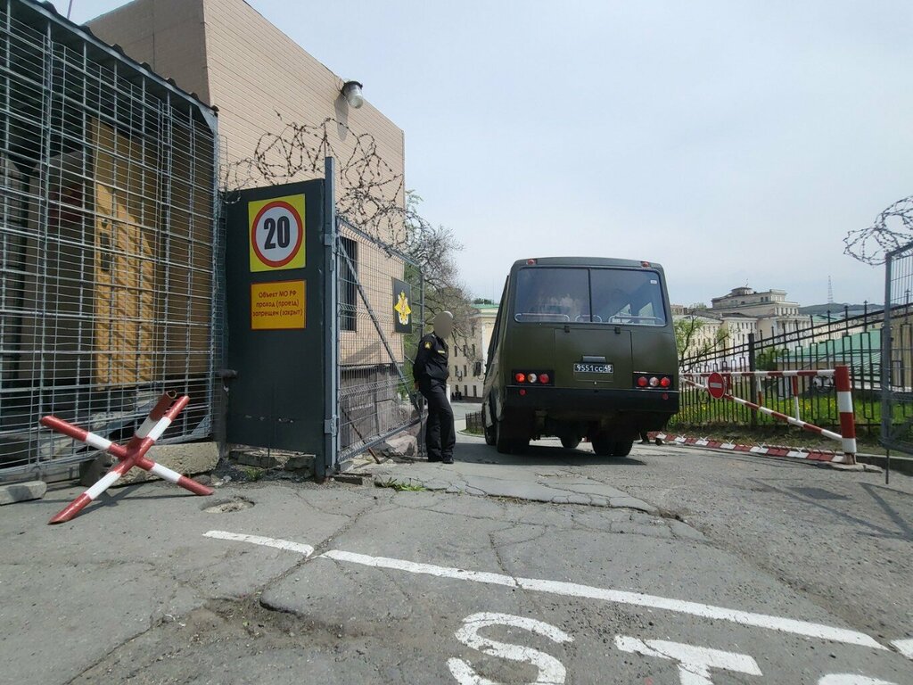 Pass office, security post КПП, Vladivostok, photo