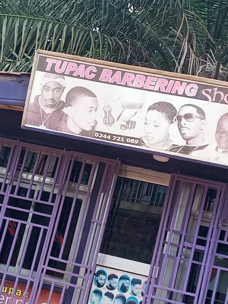 Barber shop Tupac barbering shop, Accra, photo