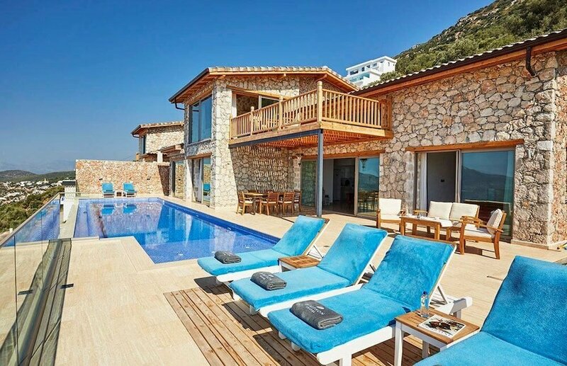 Гостиница Kalkan Ultra Luks Villa 3 Yatak Odalı в Калкане
