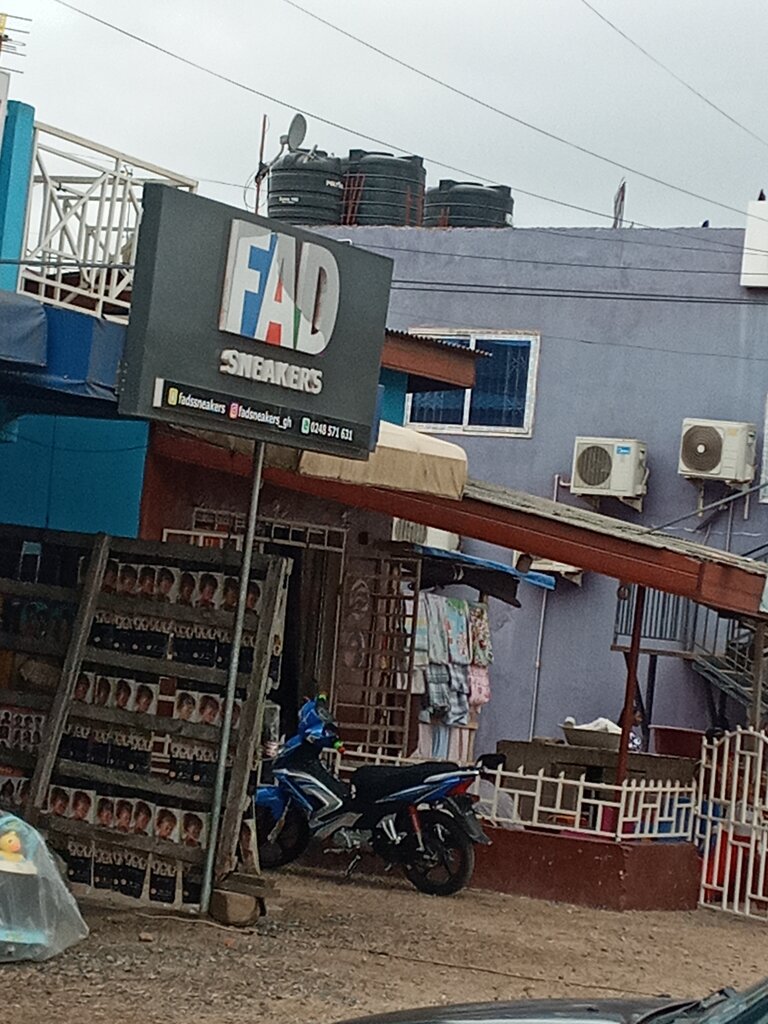 Shoe materials and accessories Fad sneakers, Accra, photo