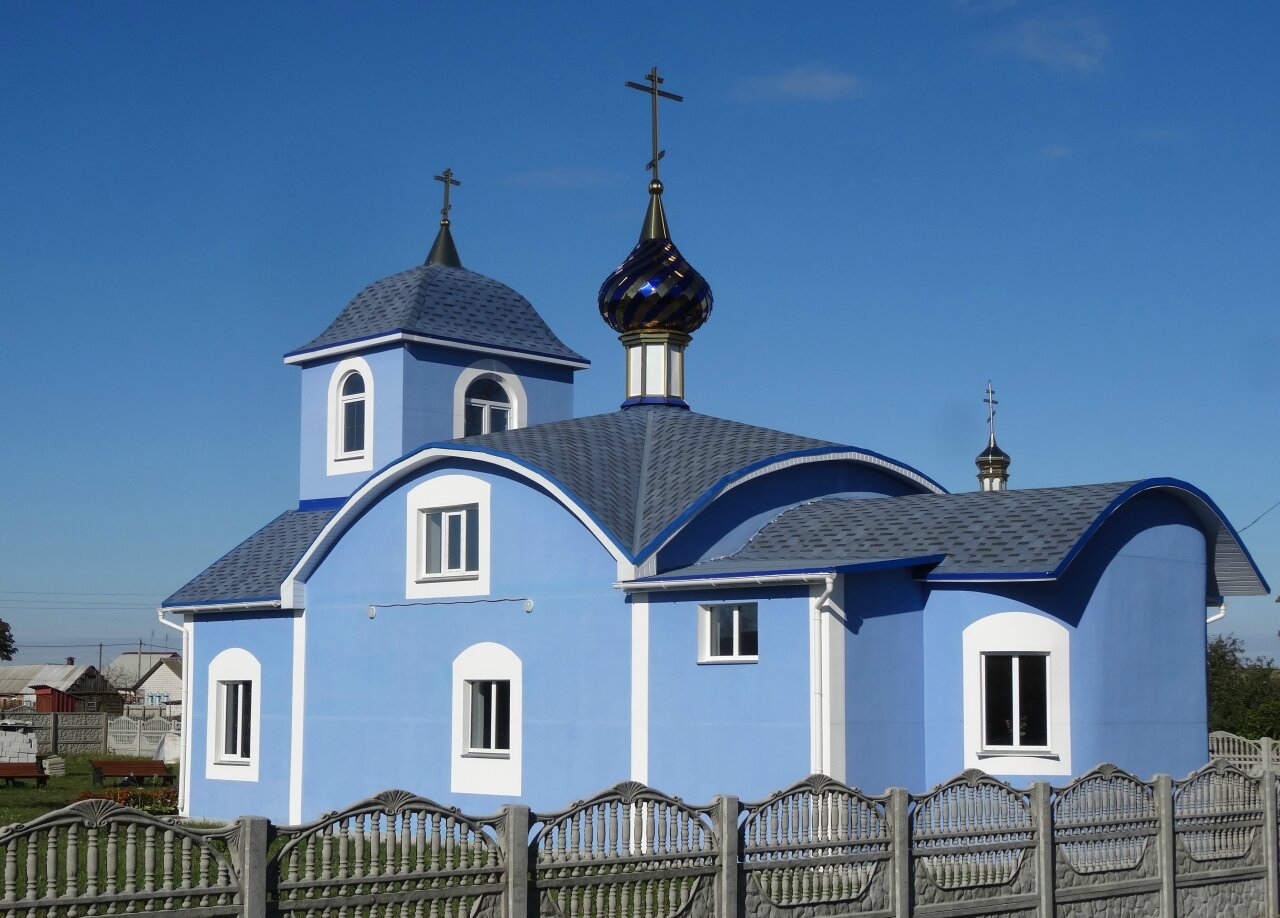 Церковь Успения Пресвятой Богородицы, православный храм, Гомельская область, Добрушский район, агрогородок Жгунь — Яндекс Карты