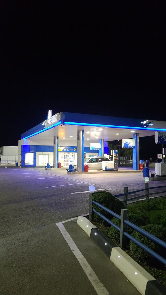 Gas station Gazprom, Stavropol Krai, photo