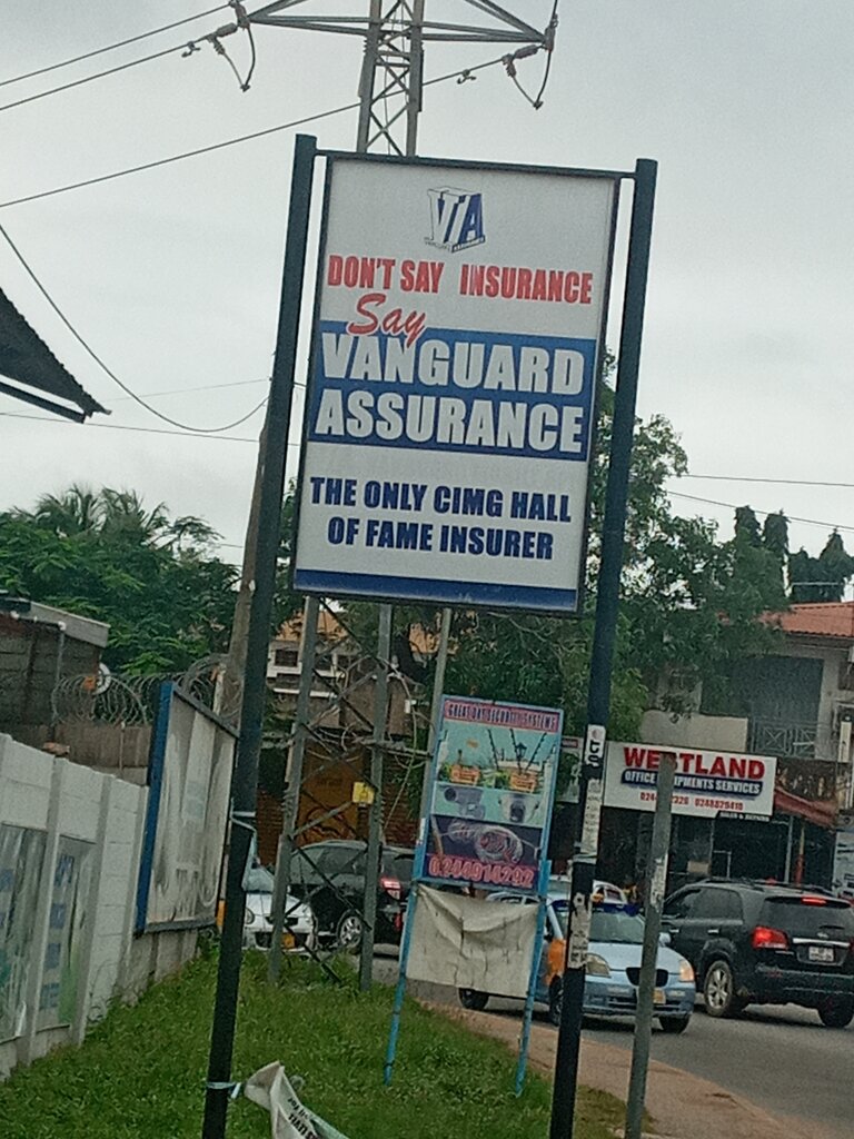 Insurance broker Vanguard assurance post, Accra, photo