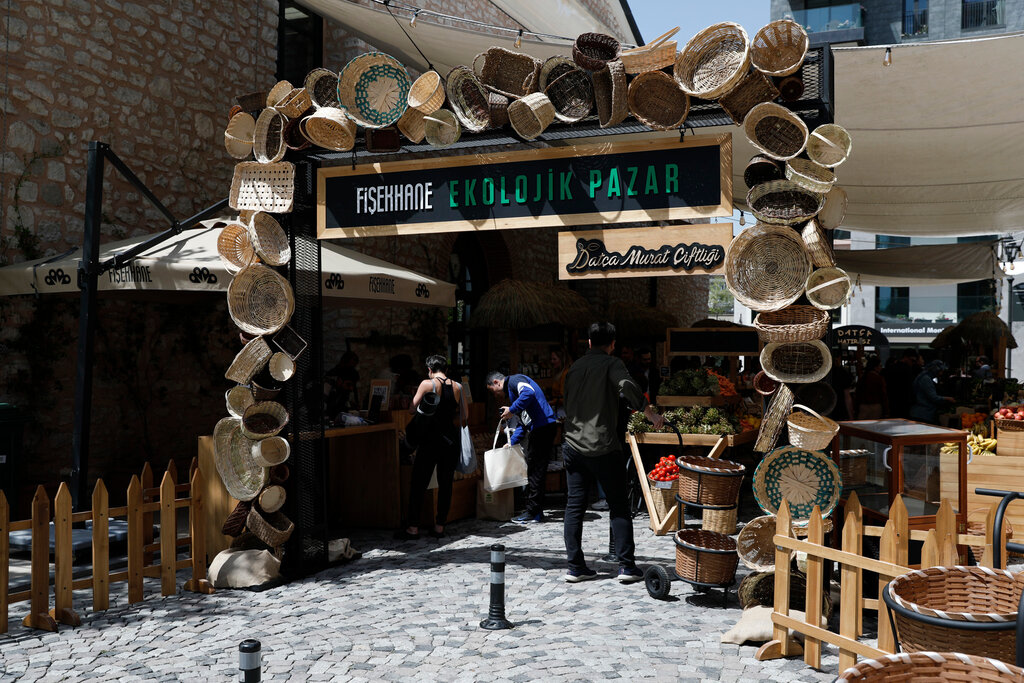 Gıda pazarı Fişekhane Ekolojik Pazar, Zeytinburnu, foto