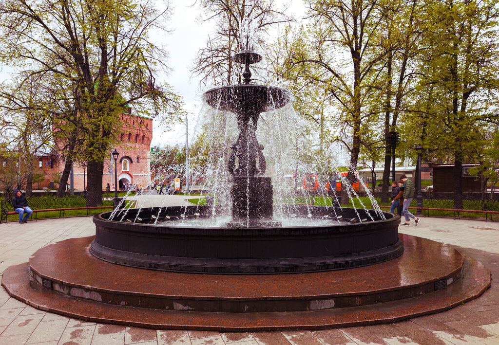 Фото на минина нижний новгород Panorama: Фонтан, fountain, Russia, Nizhny Novgorod, Minina and Pozharskogo Squa