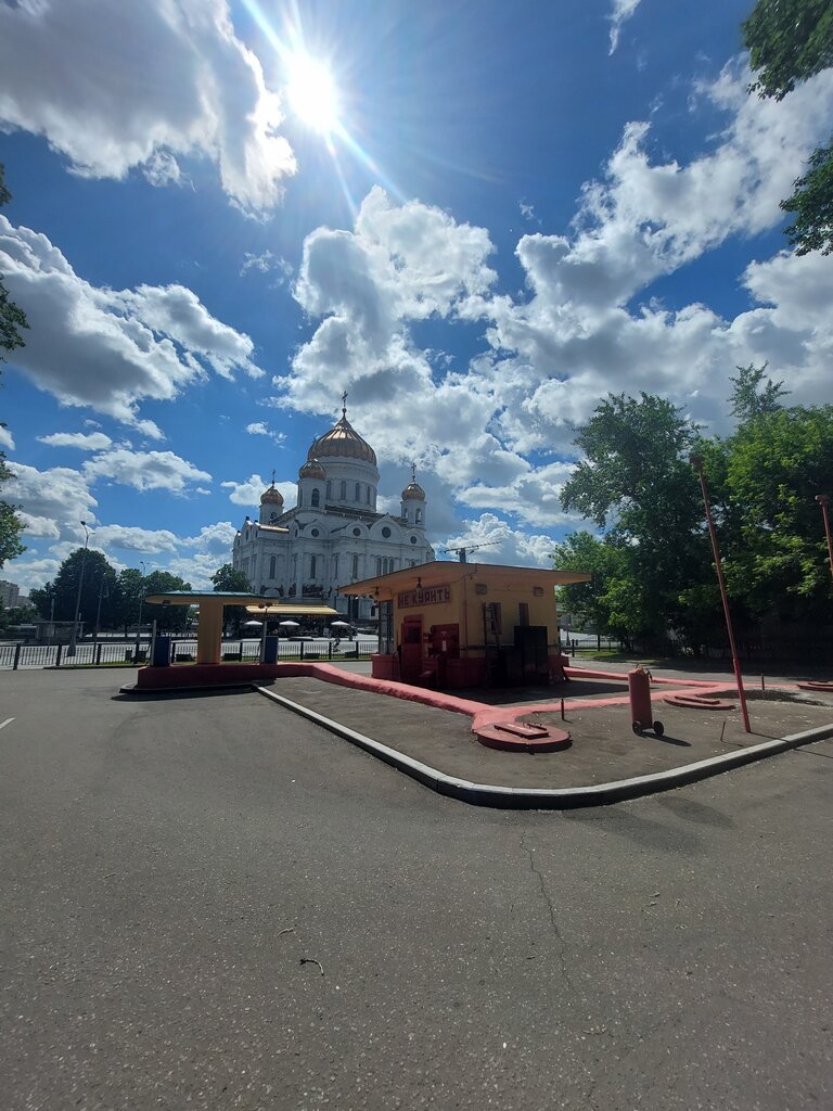 Достопримечательность Кремлёвская АЗС на Волхонке, Москва, фото